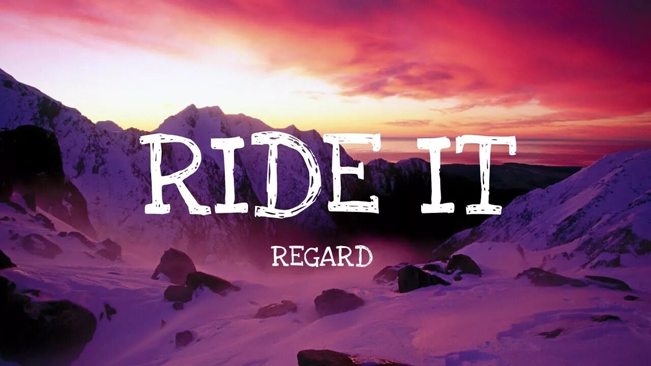 Ride it regard. Regard Ride it. Ride it Regard обложка. Джей Шон Райд ИТ. Ride it песня.