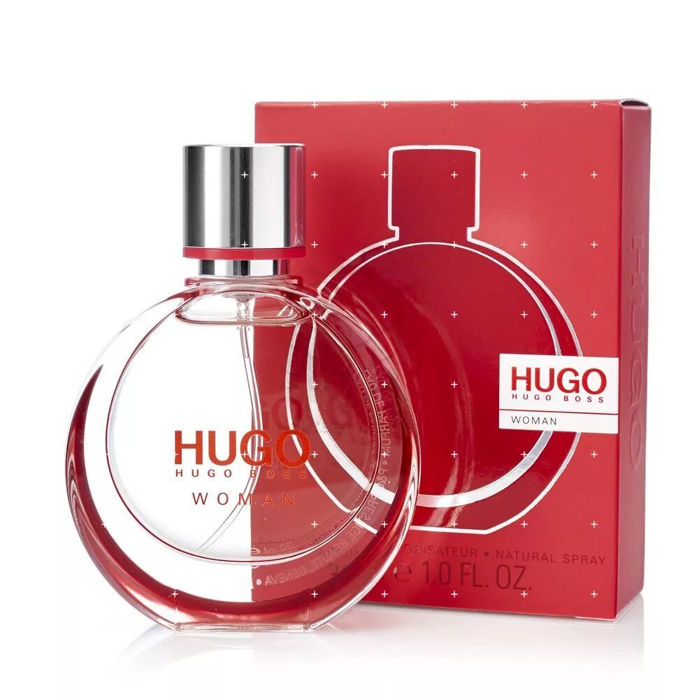 Hugo woman парфюмерная. Hugo Boss woman 30 мл. Парфюмерная вода Hugo Boss Hugo woman, 30 мл. Хьюго босс женские красные круглые. Hugo Boss Hugo woman летуаль.