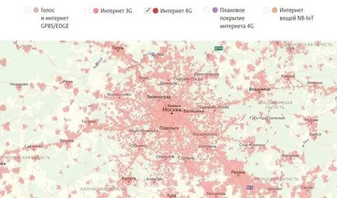 Мтс область покрытие сети