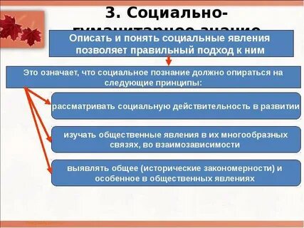 Гуманитарное познание это