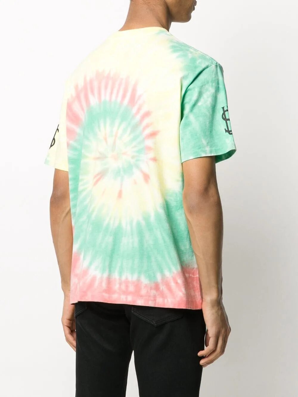 Принтом тай дай. Топ с принтом тай дай. Футболки тай тай. Бирюзовые мужские футболки с принтом. Принт тай дай.