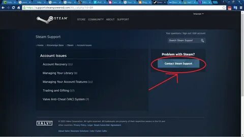 Error contact support