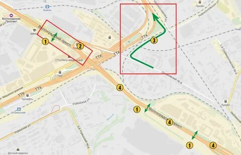 Карта метро волгоградский