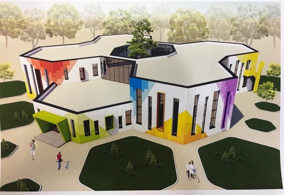 Проект детского дома. Архитектурный проект детского сада. Современный детский сад проект. План детского садика. Современный детский сад проект.