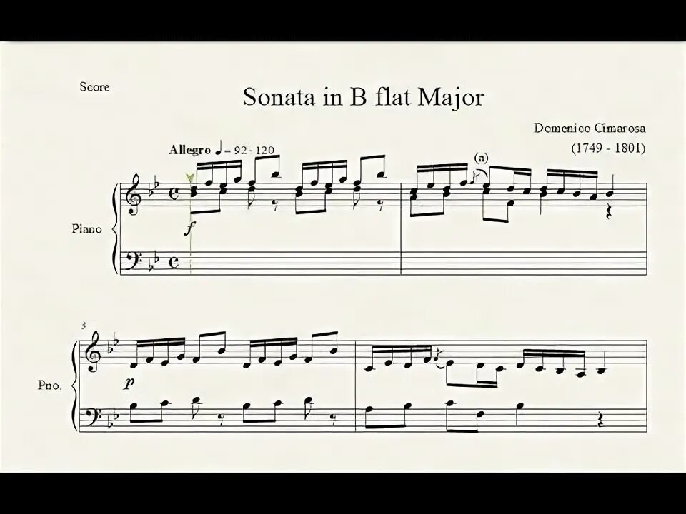 Nocturnes flat major. Соната чимароза ми бемоль мажор. Соната чимароза Ноты для фортепиано. Доменико чимароза Соната. Чимароза Соната си бемоль мажор Ноты для фортепиано.