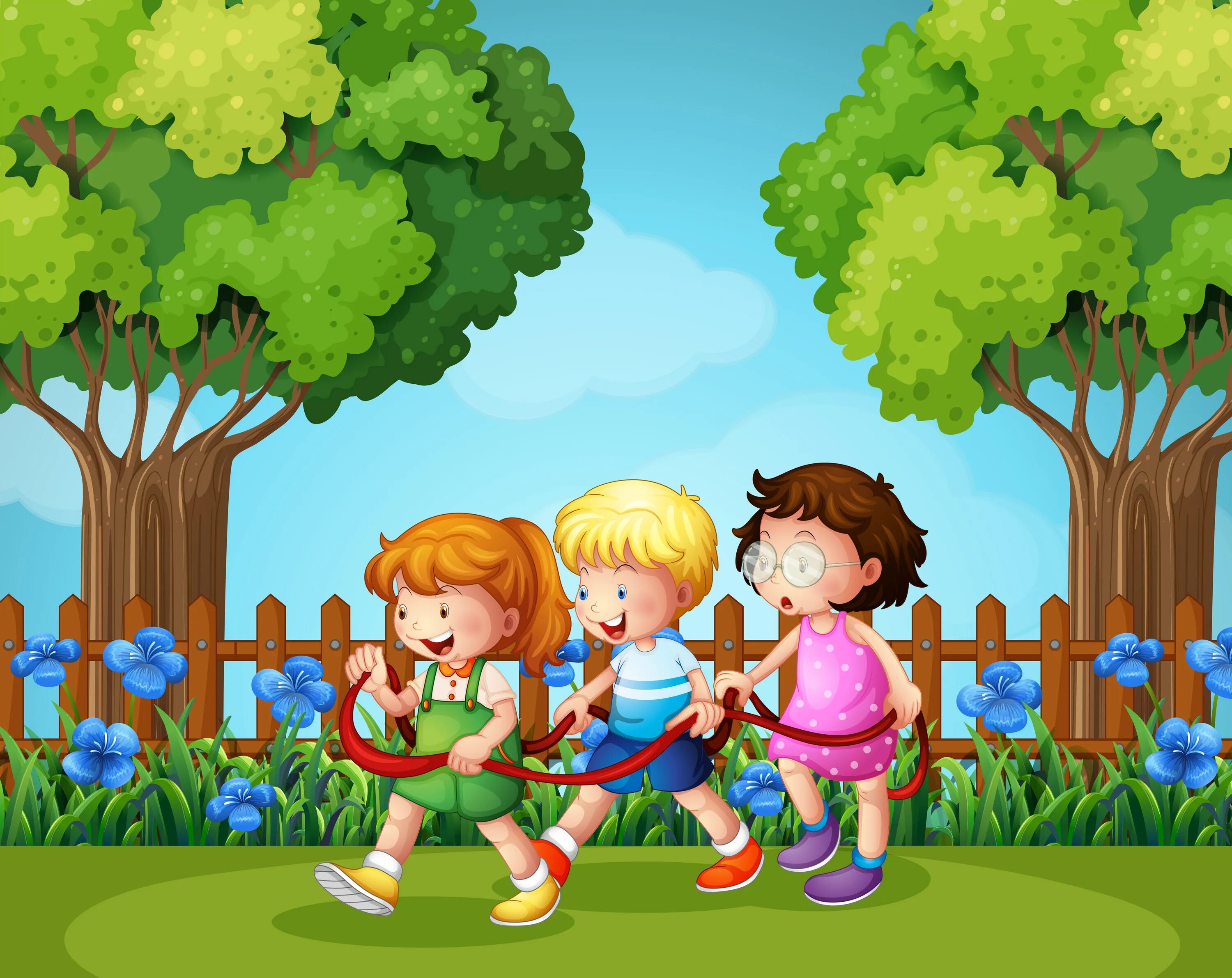 He find in the garden. Kids playing in the garden. люди в саду вектор. play garden for kids. the children are in the garden.