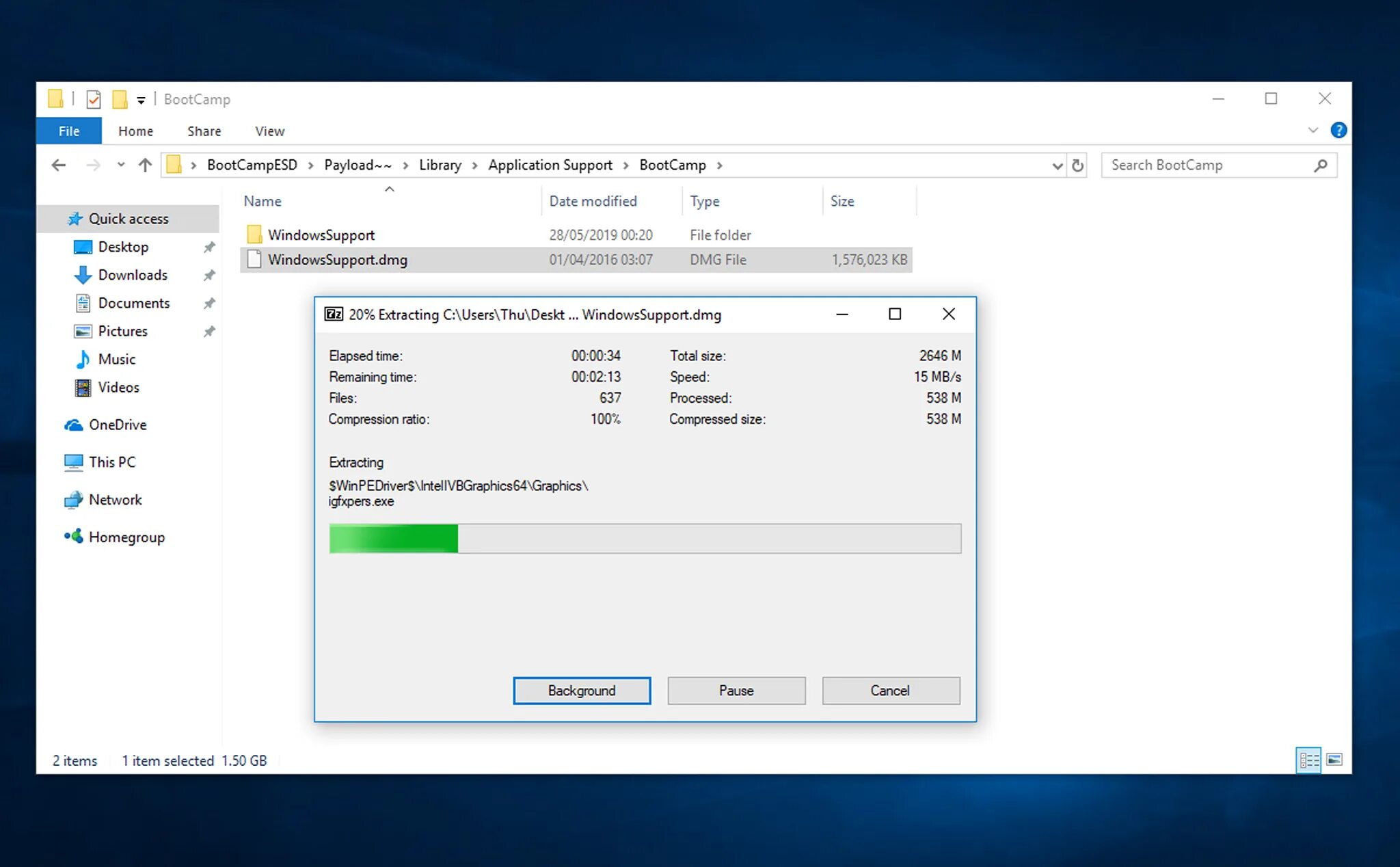 Install net desktop