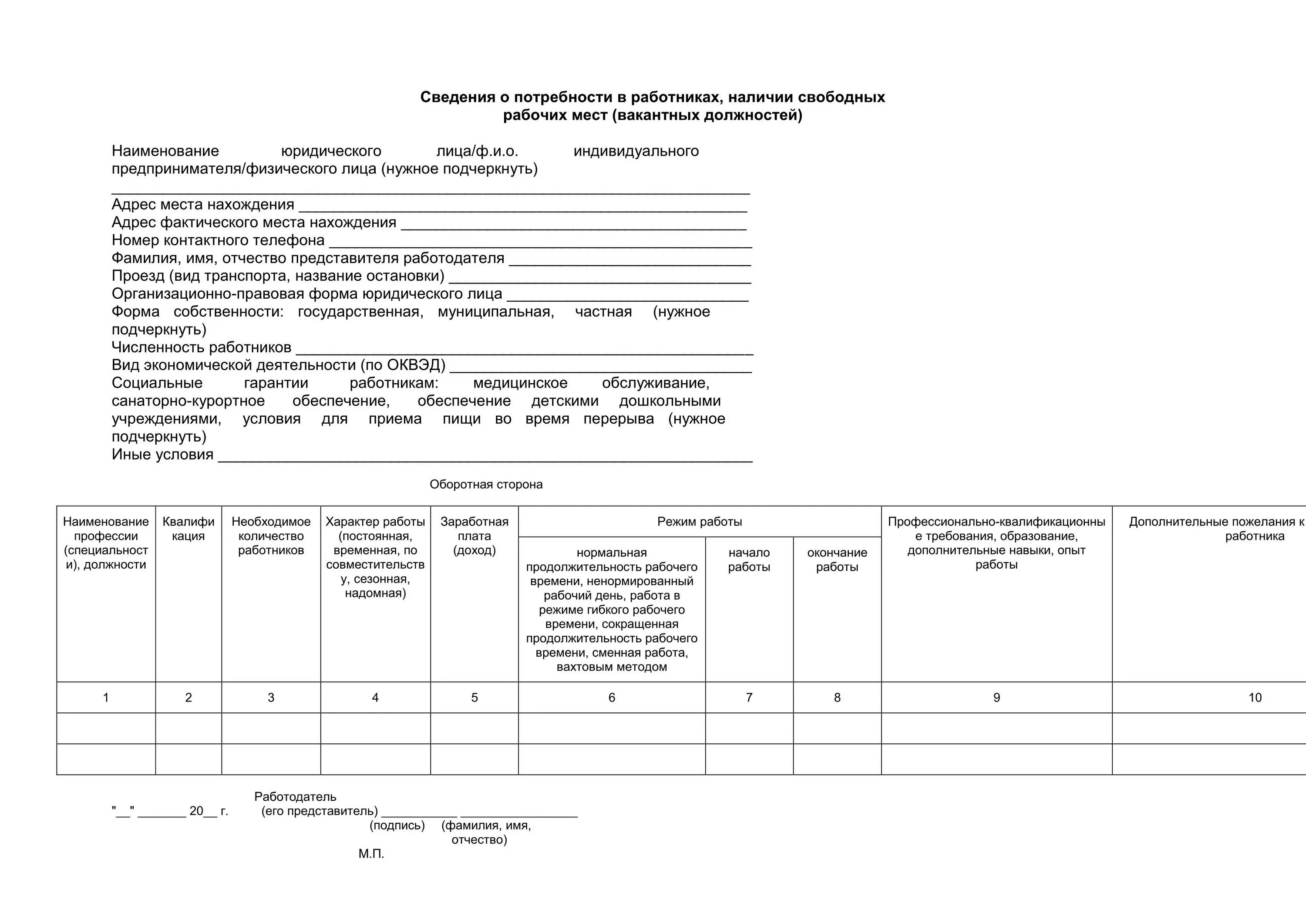 Информация о наличии и сроках. Образец отчета в центр занятости о вакансиях. Отчёт о вакансиях в центр занятости образец заполнения. Отчет о кадровом составе в центр занятости образец. Отчет в центр занятости о вакансиях форма.