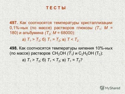 При какой температуре замерзает глюкоза