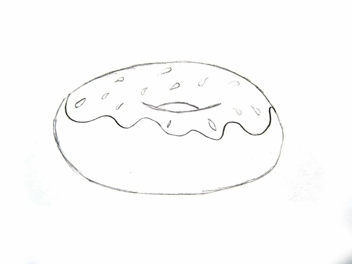 Пончик рисунок карандашом. Нарисовать пончик. Рисунки для срисовки лёгкие. Пончик рисунок для срисовки. Еда карандашом легко