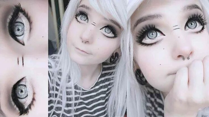 Как накрасить глаза как аниме Eto Yoshimura Anime eye makeup, Anime cosplay makeup, Cosplay makeup tutorial