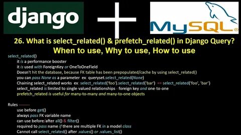 Select related prefetch related