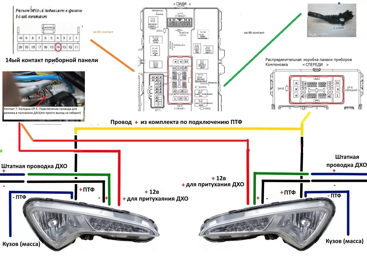 Схема ПТФ Hyundai Solaris. Провод ближнего света фар Хендай Солярис 2. Проводка задних противотуманок Hyundai i 40. Цвет проводов задних ПТФ Киа Рио 4.