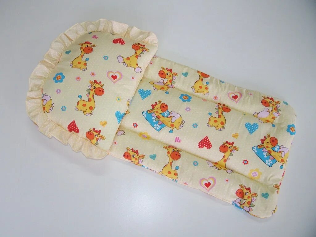 Набор в коляску для новорожденного. Комплект в коляску. Голубая пеленка с розовыми колясками. Одеяло для новорожденных в кроватку. Комплект в коляску.