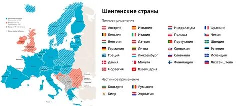 Составить список стран входящих в ес