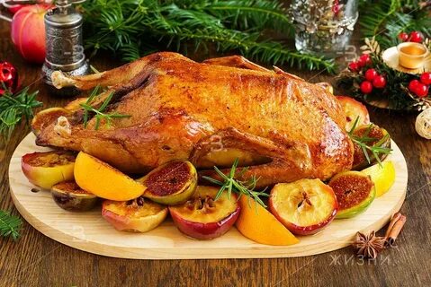Как приготовить сочную утку с яблоками