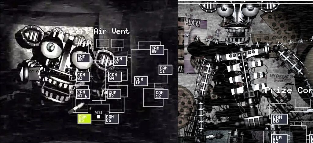 Fnaf security overhaul. Эндоскелет ФНАФ 2 В вентиляции. Эндоскелет ФНАФ 2 на камере. Редкие кадры во ФНАФ 2 эндоскелет. Пасхалкв Эндо скелет ФНАФ 2.