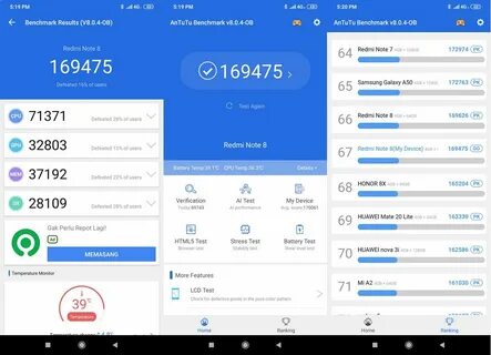 Xiaomi redmi note 8 pro антуту