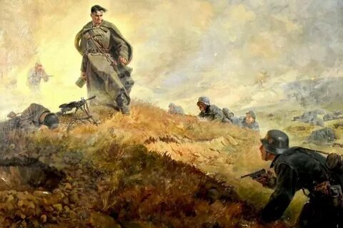 Сложили в поле в бою