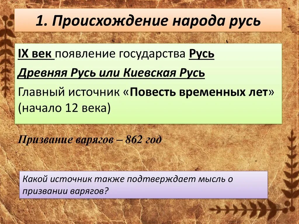 Век возникновения руси. Происхождение народа Русь. Происхождение народа Русь кратко. Первые Известия о Руси. Теория происхождения народа Русь.