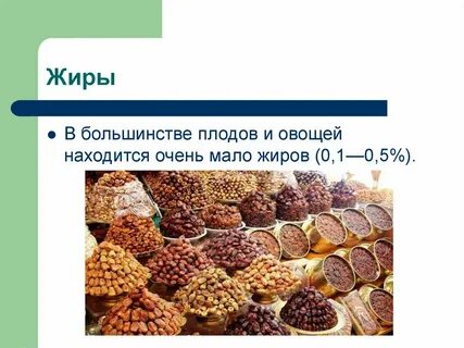 Химический состав свежих