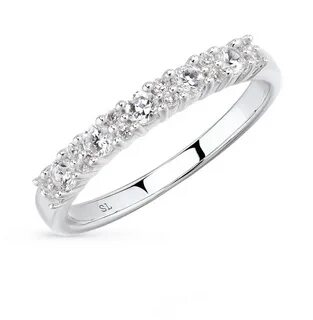 Серебряное кольцо с фианитом