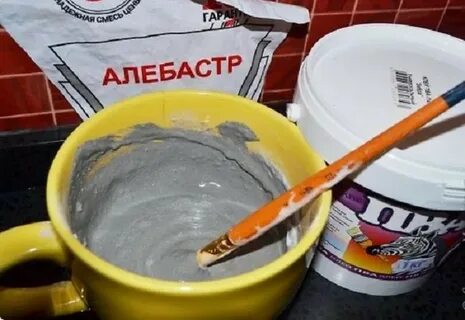 Как разводить алебастр строительный для заделки