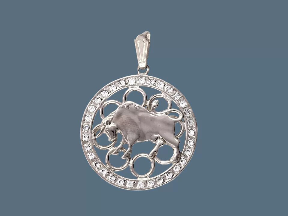 кулон знаки зодиака серебро. купить подвес символ света артикул 0515667. подвески серебро. подвеска из серебра знак зодиака козерог. подвеска козерог.