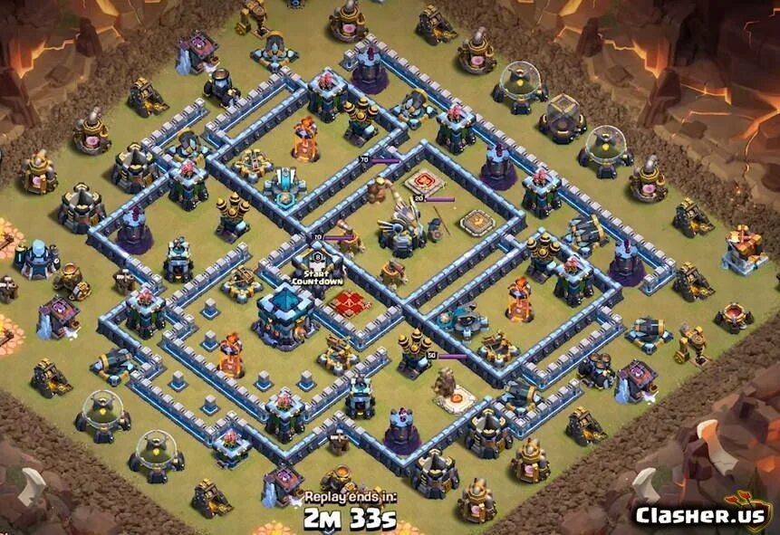 Базы для 12 ТХ Clash of Clans. Расстановка база тх13 Clash. База 13 ТХ Clash of Clans. 13 Ратуша в Clash of Clans. И т д на базах