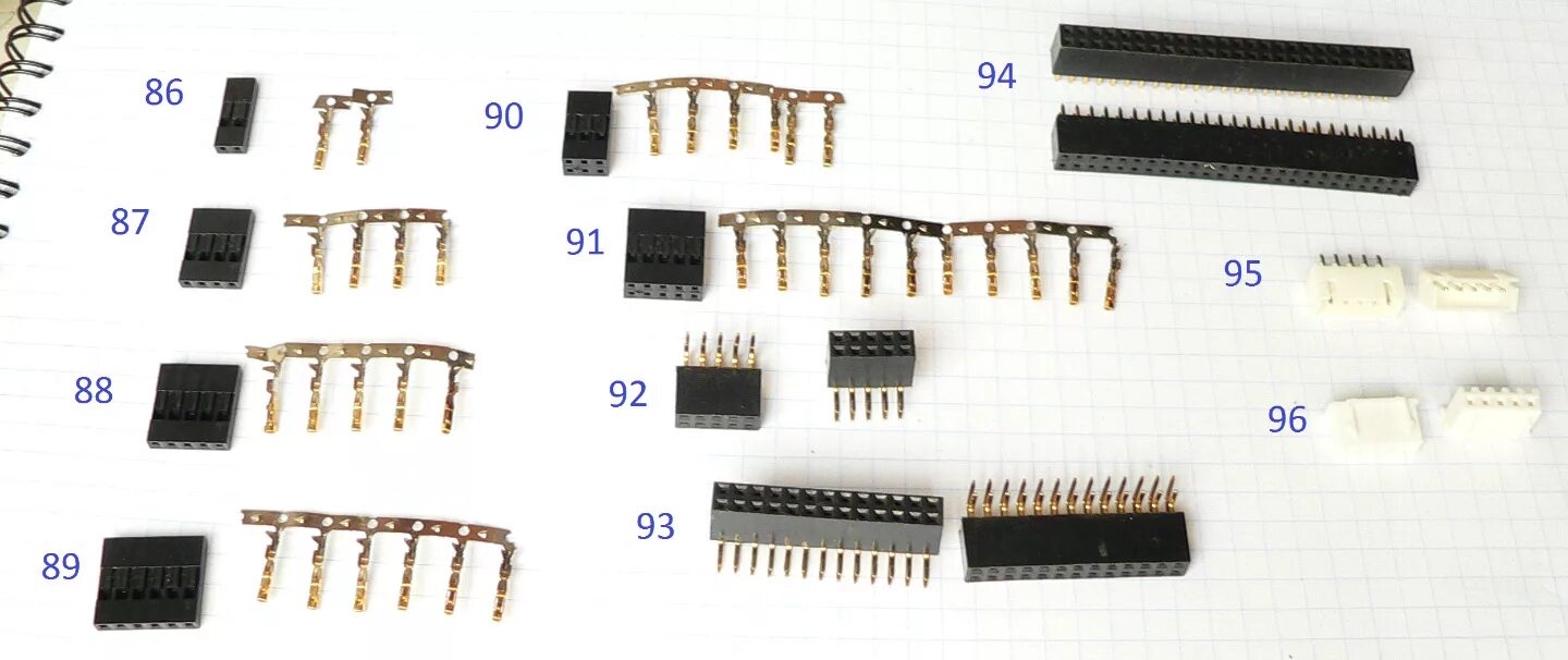 Типы шлейфов. Разъём IDC-26 на шлейф. Наконечники для шлейфов 10 пин. Разъем для шлейфа 61 пин на плату. Гнездо для штыревых контактов 1 ряд 1.27 SMD.