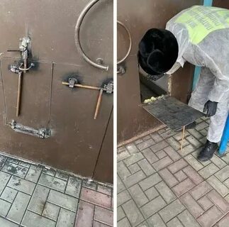 Дверь внезапно распахнулась и на улицу выскочил
