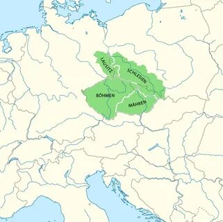 Великая моравия на карте
