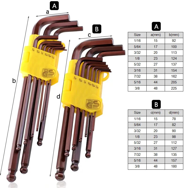 Набор ключей шестигранных 1/2" - 3/32" Allen-33212. Набор дюймовых шестигранных ключей (1/16-3/8''). Набор ключей шестигранных 1/16"-3/4 г-образных 13пр. На держателе f-5137s "Force". Шестигранник 8.8 ключ.