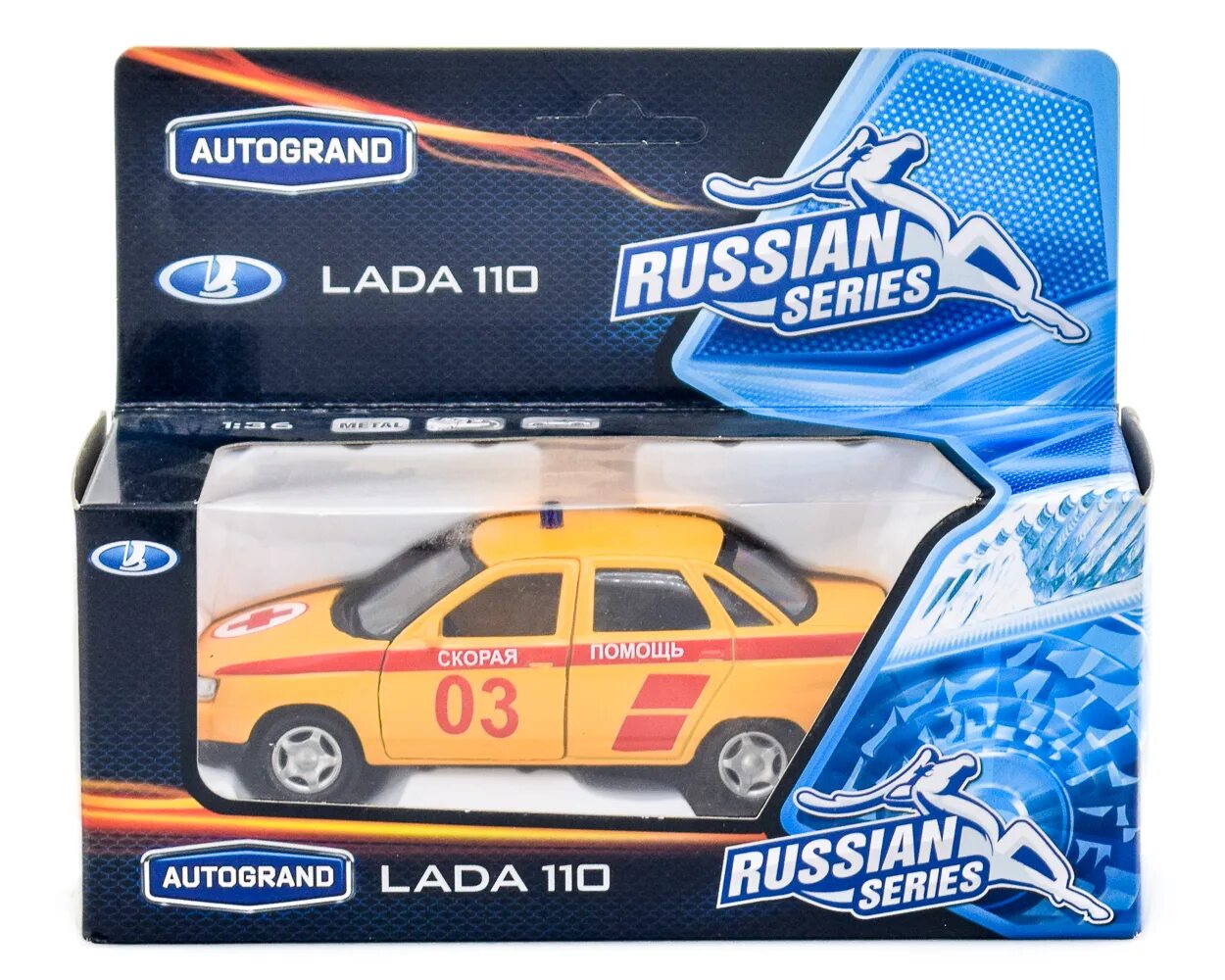 Машина коллекция русская серия, № 7M, коробка, ассортимент 1:60, в дисплее по 18