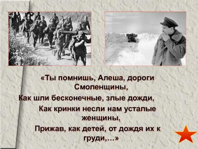 Ты помнишь алеша урок. Стихотворение ты помнишь алеша дороги в смоленске. симонова ты помнишь алеша дороги смоленщины.
