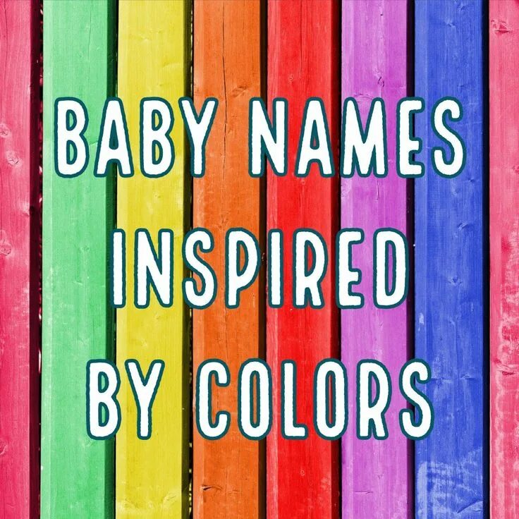 Colors names. Unique colors