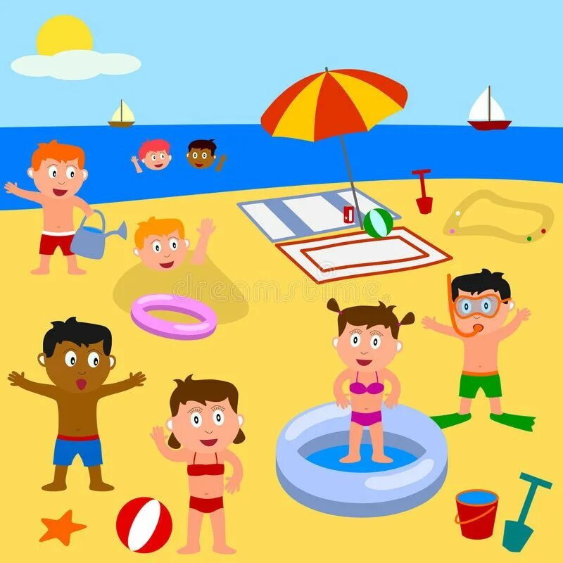 Let s go to the beach. Пляж рисунок для детей. игровые программы на пляже для детей. занятие для малышей пляж. go to the beach рисунок.