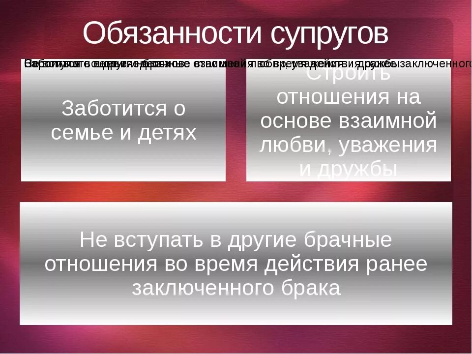 Долг мужа перед женой. Обязанности супругов. Обязанности супругов в браке. Обязанности супругов в семье. Ответственность супругов по обязательствам.