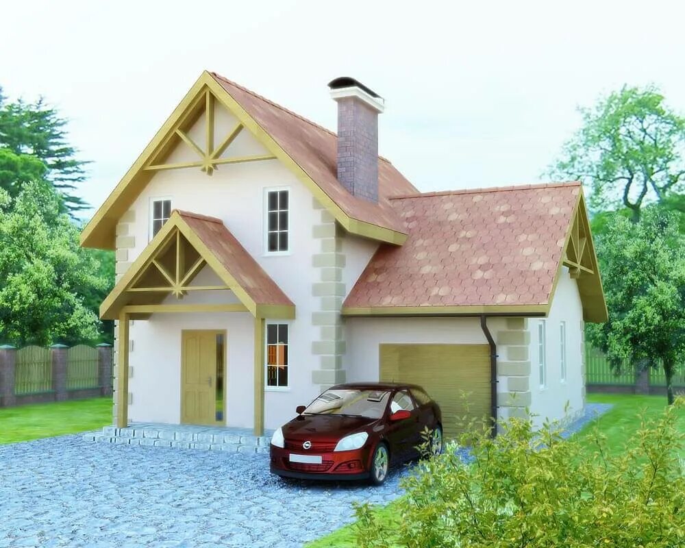 Дом полуторка. Полуторный дом с гаражом. Небольшая 2 этажная дача с гаражом. Панельный дом с гаражом. Дома из СИП панелей с гаражом.