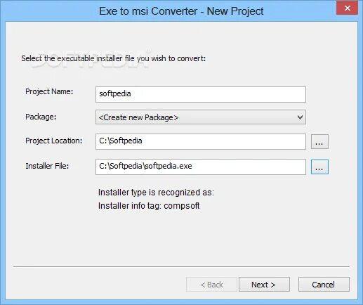 Folder next to the executable