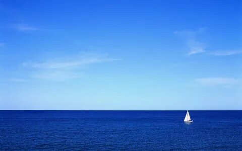 Desktop HD wallpaper: Sky, Sail, Serenity, Silence, Yacht, Sea, Minimalism ...