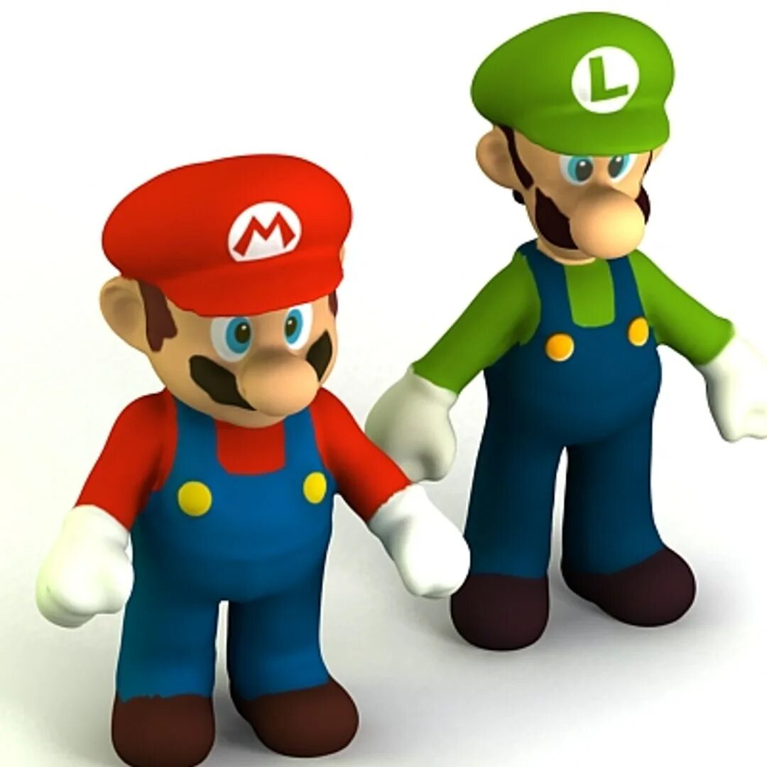 Mario and Luigi. Марио персонажи Луиджи. Луиджи 3д модель. Марио и Луиджи 3d. Включи 3 мастера