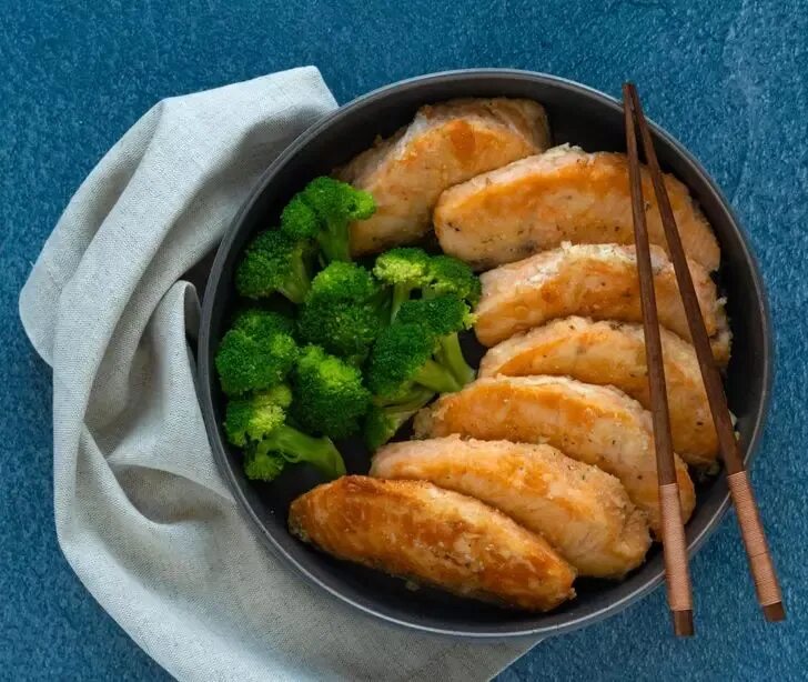 Pan Fried Salmon. Four Division Fried Pan. Pan fried перевод