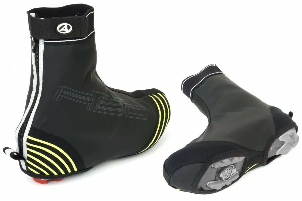 Защита обуви h20-Proof XL (45-46) черная светоотраж. Вставками author 7202072. Велобахилы. Зимние велобахилы от Кайлер. Велобахилы NFUN. Защита обуви купить