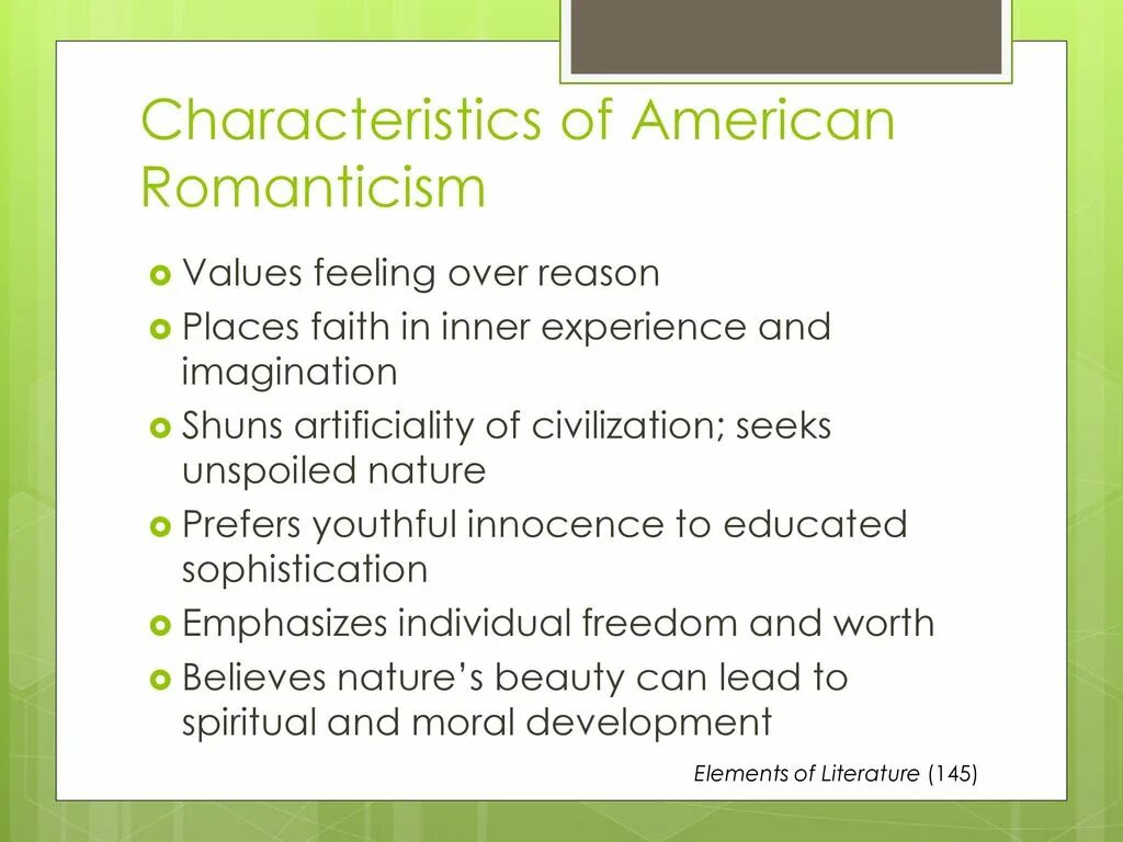 American Romanticism. Romanticism American Literature. Romanticism characteristic. Features of Romanticism in Literature.