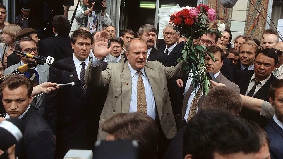 Ельцин и Зюганов 1996. Выборы рф 1996