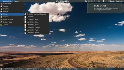 Gnome fallback темы
