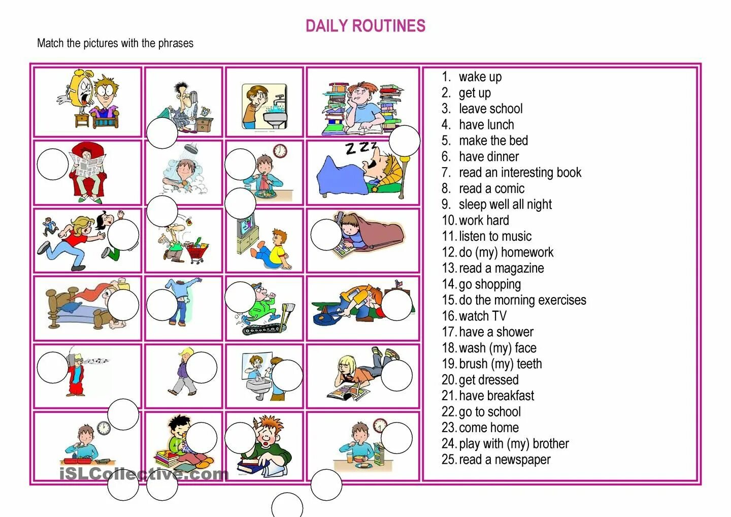 Make a good match. Лексика по теме распорядок дня. Английский Daily Routine. Распорядок дня задание по английскому. Daily Routine задания по английскому.