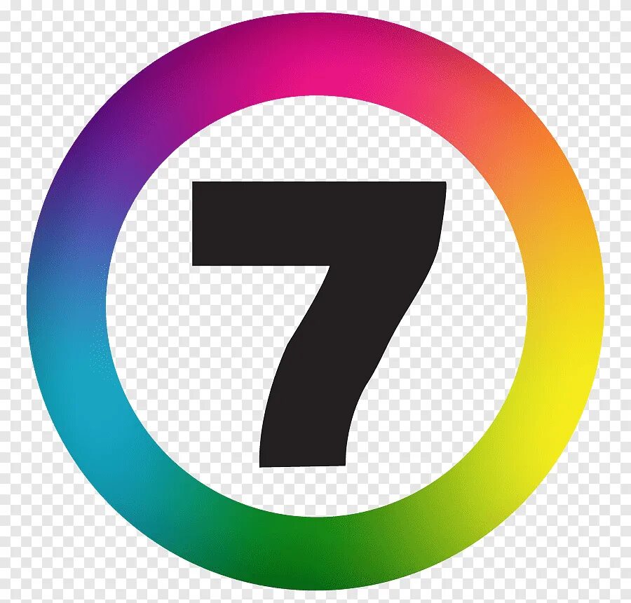 Канал про 7. Логотип. Цифра 7 в круге. Логотипы телеканалов. Эмблема с цифрой 7.