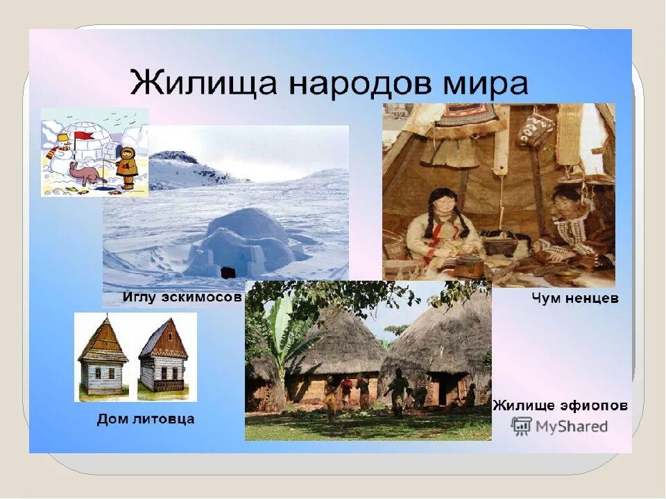 Форум дом народов. Разные жилища людей. названия жилищ разных народов.